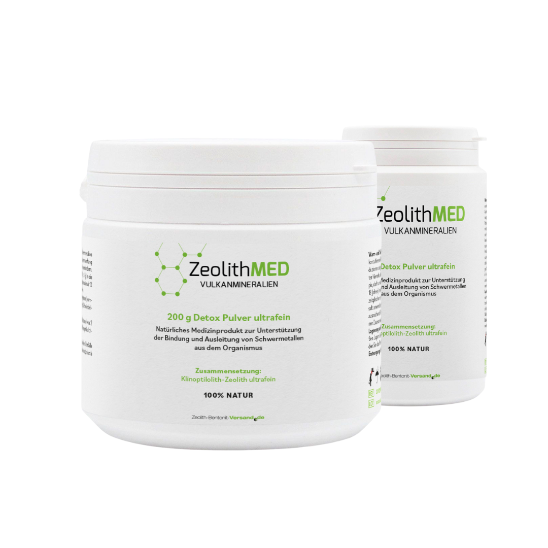 1x 200g & 1x 120g Zeolith Ultrafein