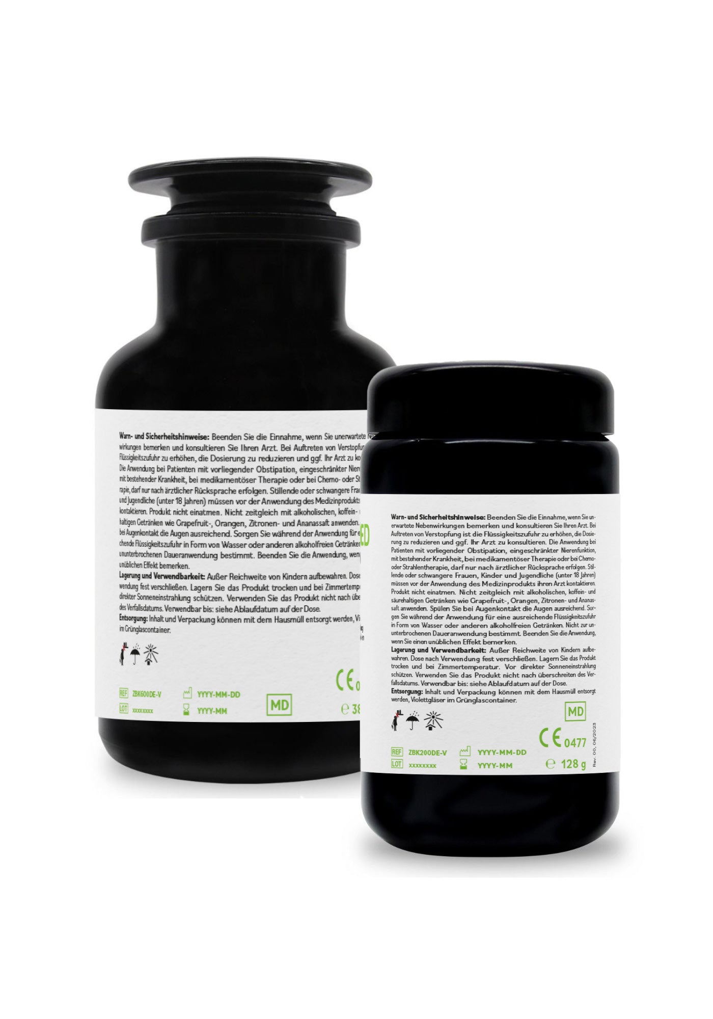 ZeoBentMED 200 + 600 detox capsules in an economy pack, medical device with CE certificate