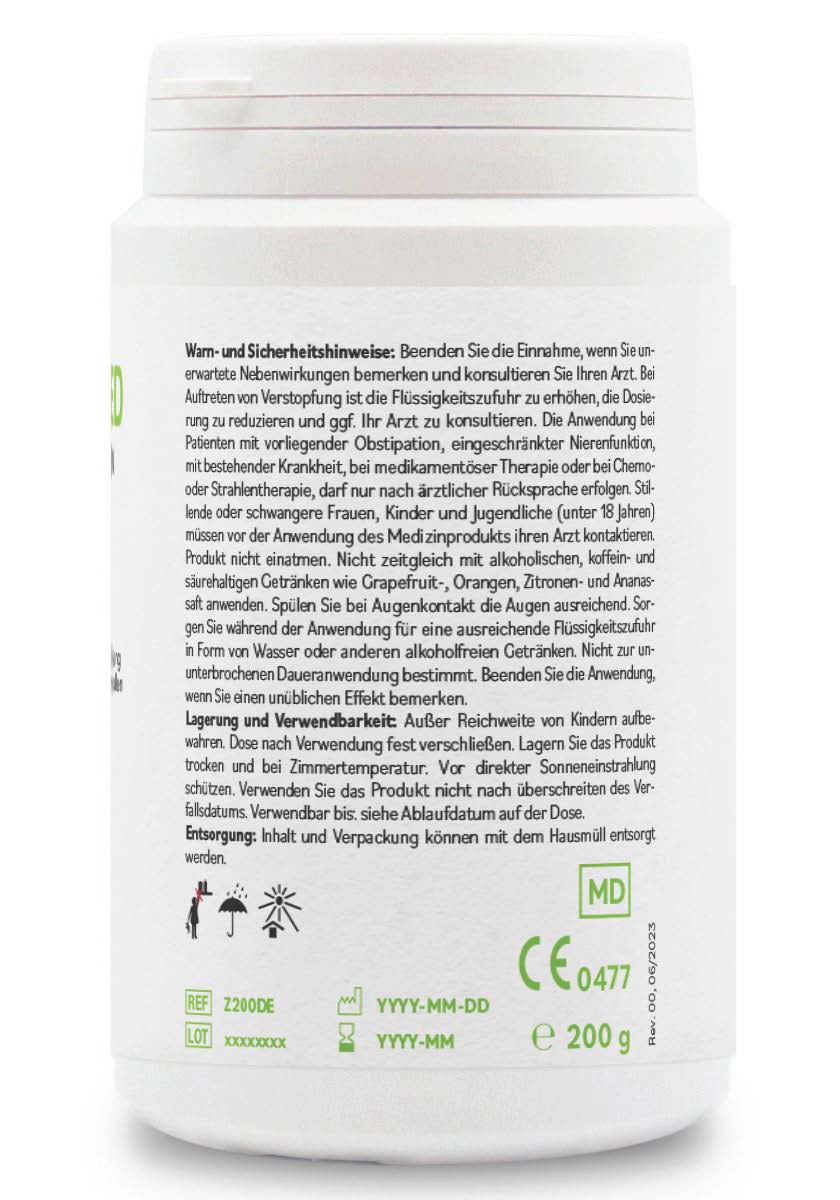 ZeolithMED detox powder 200g, medical device with CE certificate