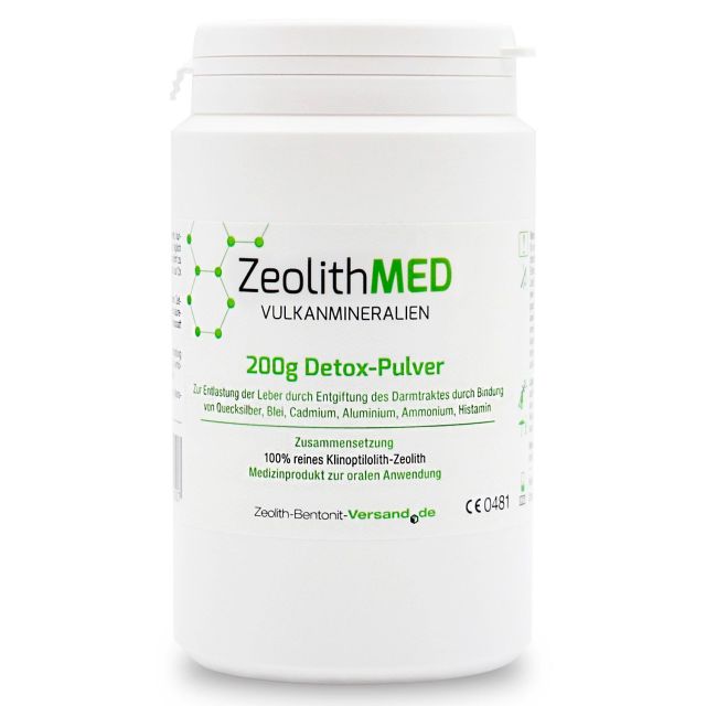 ZeolithMED Detox-Pulver 200g für 20 Tage, zur inneren Anwendung