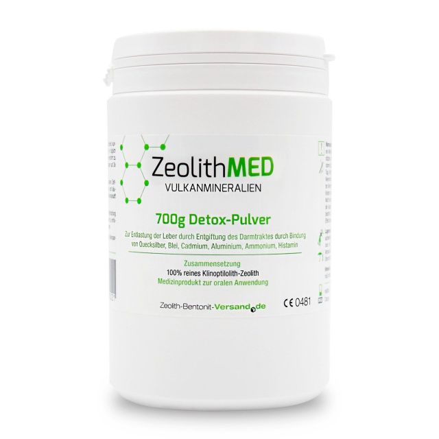 ZeolithMED Detox-Pulver 700g für 70 Tage, zur inneren Anwendung